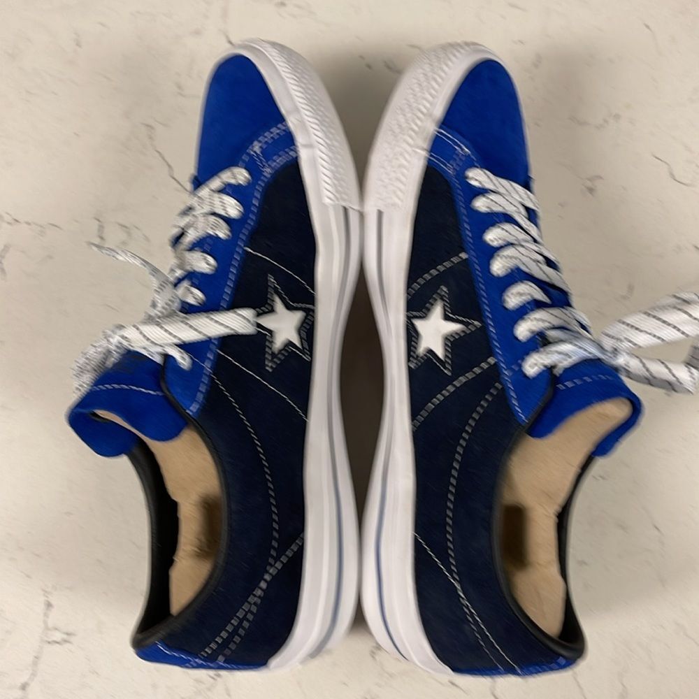 CONVERSE CONS ONE STAR PRO SUEDE OX  OBSIDIAN BLUE / BLACK Unisex Men 8 Women 10 - Picture 7 of 17